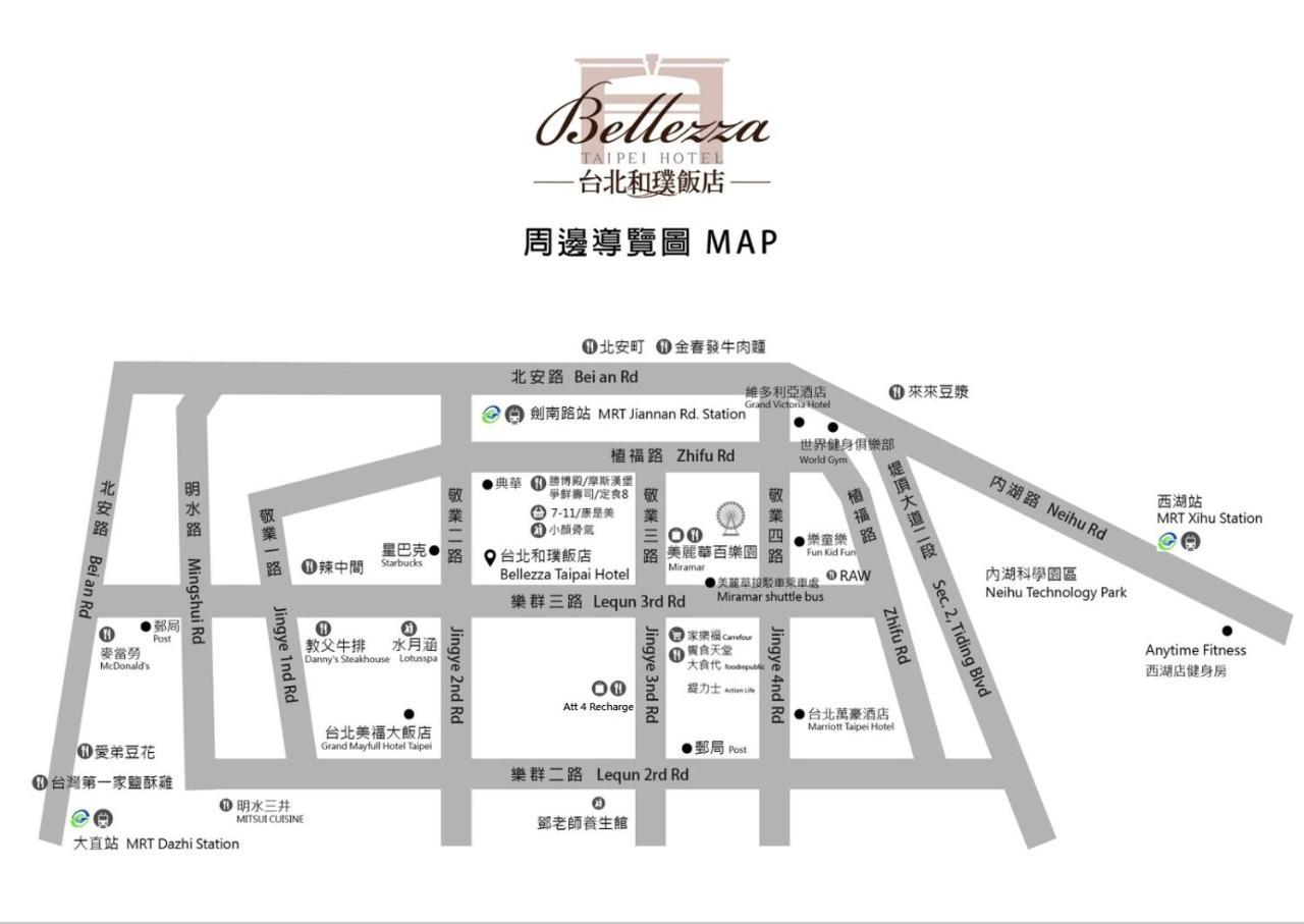 Bellezza Taipei Hotell Eksteriør bilde